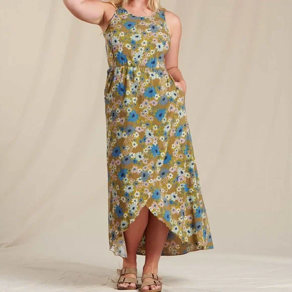 maxi sky blue dresses for women Elaine Chiffon Beaded Maxi Dress - Sky Blue
